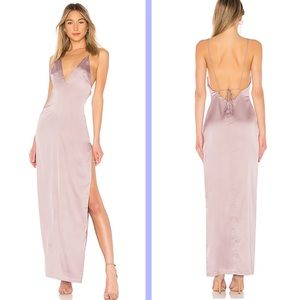 kamari satin maxi